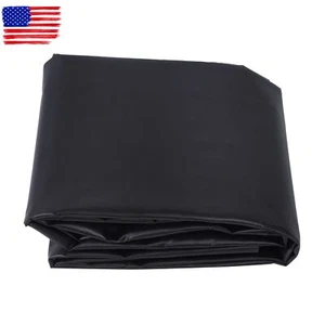 Revestimiento de estanque flexible reforzado con HDPE 13x20 pies negro impermeable para cascada - Imagen 1 de 9