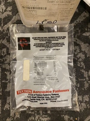 CHERRY AEROSPACE FASTENERS Cherry Cherrymax Rivets CR3553-4-02 Qty100 ( cr3553-04-02 cr3553-4-2 )