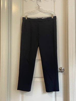 J. Crew Women’s Maddie Wool Career Dress Pants 8T Navy Blue Trousers - Image 1 of 4