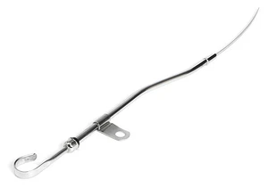 Trans-Dapt for 20 in. Long, OEM Replacement CHROME Oil Pan Dipstick Ford 351 - Picture 1 of 5