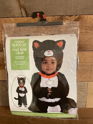 NUEVO Gato Negro Mimoso - Disfraz Halloween - Infantil 6-12 Meses Foto 1 de 2