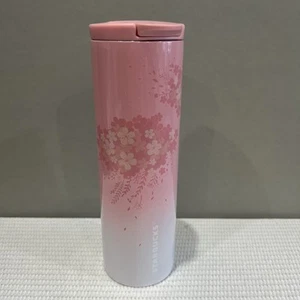 Starbucks Sakura 2012 Cherry Blossom Pink Stainless Steel Travel Tumbler NEW - Bild 1 von 23