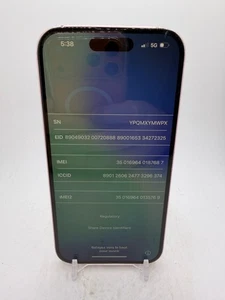 Apple iPhone 15 - Pink - 128GB - as-is for salvage/parts/disassembly - Picture 1 of 7