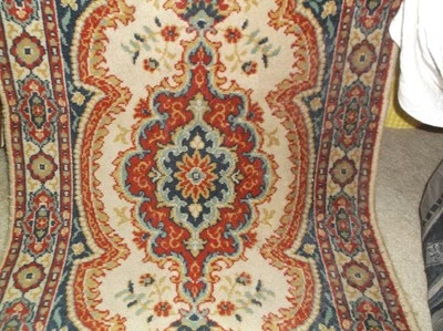 vintage runner rug tribal geometric / wool / 2 ft. 2 in x 10 ft. - Image 1 of 4