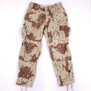 Vintage Combat Cargo Pants Medium-Short Desert Camo Gorpcore Utility Military - Picture 1 of 13