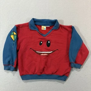 Felpa vintage Nick Jr Face anni 90 bambino taglia 5T Nickelodeon - Foto 1 di 14