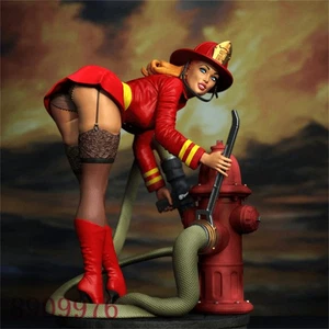 Heroic Firefighter 3D Printing Figure Unpainted Model GK Sculpture Blank Kit New - Picture 1 of 6