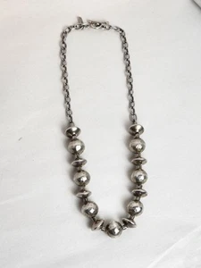 Vintage Mexiko Sterling Silber 925 Rund & Untertasse Bank Perlenketten SIEHE BILDER - Bild 1 von 11