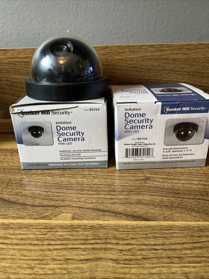 IMITATION Dome CAMERA Flashing LED Light fake dummy security Surveillance System - Image 1 of 3