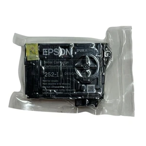 NEW Genuine Epson 252 252-I Initial Capacity Black Ink Cartridge UNOPENED NO BOX - Picture 1 of 5