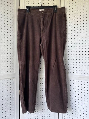 Covington Men's 36x32 (27) Brown Corduroy Pants Cotton Casual Straight Leg - Image 1 of 4