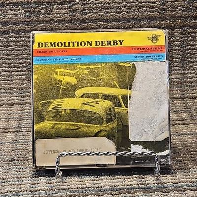 Demolition Derby Color Super 8MM Sound Film Universal 8 Films Untested  Foto 1 de 4