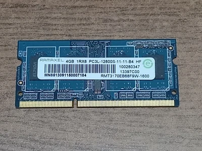 Ramaxel RMT3170EB68F9W-1600 4GB PC3L-12800S DDR3 1600MHz SO-DIMM SDRAM TESTED! - Image 1 of 2