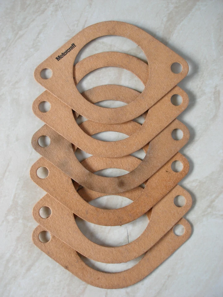 7 ORIGINAL MOTORCRAFT FORD THERMOSTAT HOUSING GASKETS NOS — 第 1/1 张图片