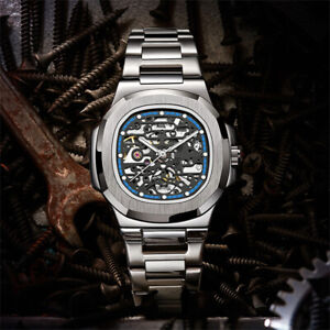 Luxury Men's Watch Automatic Mechanical Fashion Wristwatch Gift Waterproof