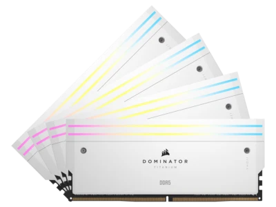 CORSAIR DOMINATOR TITANIUM 64GB (4 x 16GB) DDR5 6400 (PC5 51200) Desktop Memory - Image 1 of 4