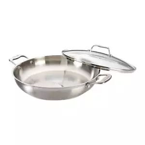 Baccarat iconiX Stainless Steel Chef Pan with Lid 32cm - Picture 1 of 2
