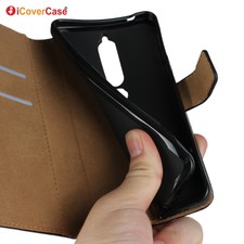 Genuine Leather Wallet Flip Case Cover For Nokia 6.1