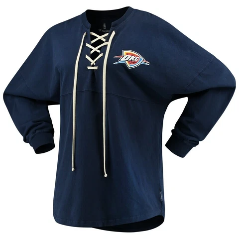 Oklahoma Thunder OKC Shirt Womens S Long Sleeve NWT$40 Free Shipping Cover