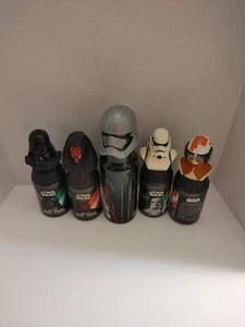 Set Of 4 Empty Star Wars Shampoo And Body Wash Bottles With Drinking Mug D8 - Picture 1 of 22