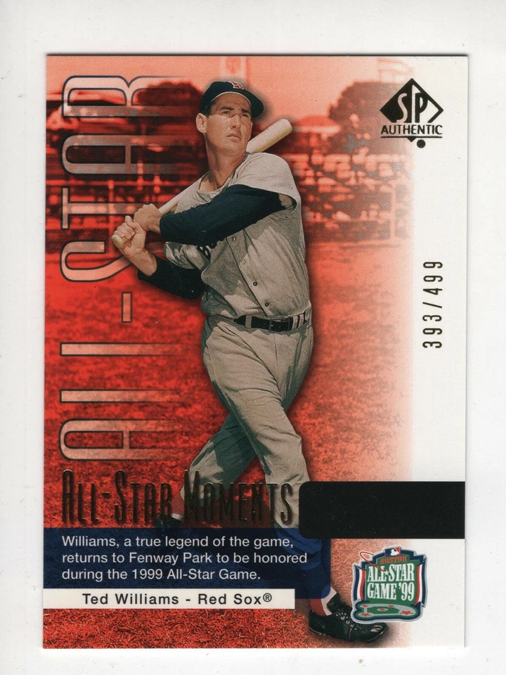 Ted Williams 2004 SP Authentic All-Star Moments!  393/499! - Image 1 of 1