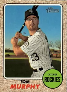 2017 Topps Heritage Tom Murphy #703 Colorado Rockies 4O - Picture 1 of 2