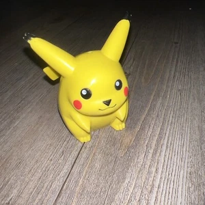 Vintage Pokemon Nintendo Chubby Pikachu 1999 Figure Toy Figurine Hard Rubber 3” - Picture 1 of 5