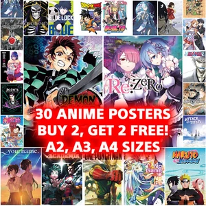 Top Clásico Mejor Serie de Anime Póster Arte Regalo Impresión Pared Habitación Decoración 251 - Imagen 1 de 27
