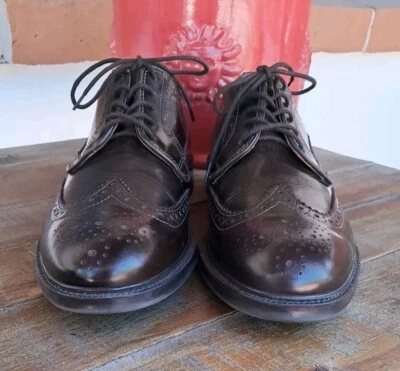  Stafford Tailered Culture Leather Dress Shoes Mens Sz 10.5 M Oxford Burgundy  - Image 1 of 4