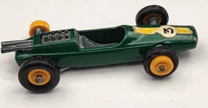 Matchbox Lesney #19, Lotus Racing Car #3, Green Made in England - Missing tire - Picture 1 of 9