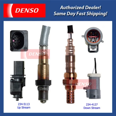 09-12 Ford E-150/250/350/450, Expedition, F150/450 Denso Sensor Set 2 Piezas Foto 1 de 4