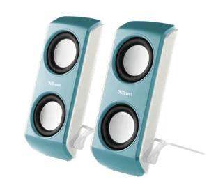 Trust 16166 Altavoces 2.0 para el portátil- compactos y ligeros -USB – Azul - Imagen 1 de 2