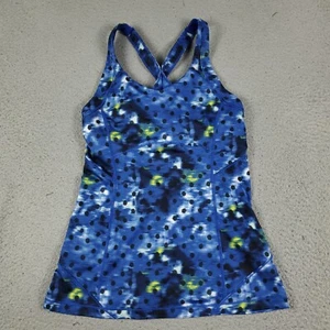 Lululemon Tank Top Womens Size 6 Blue Kanto Catch Me Stretch Active Ladies - Picture 1 of 7