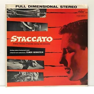 Elmer Bernstein-Staccato OST-Capitol 1287-STEREO TV SOUNDTRACK - Picture 1 of 6