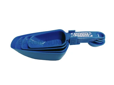 4 Pcs Set Measuring Cups Scoops Spoons Kitchenware Varied From 1/4 To 1 Cup - Image 1 of 2