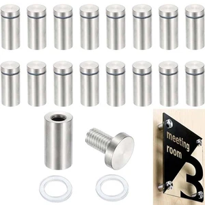 Sign Supports Stainless Steel Wall Mount Sign Screw Stand Off Advertising Nail - Picture 1 of 76
