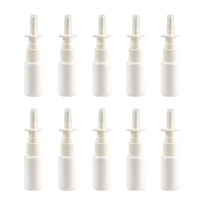 10 piezas dispensador de niebla nasal botella nasal nariz plástico spray de viaje pequeño portátil - Imagen 1 de 12