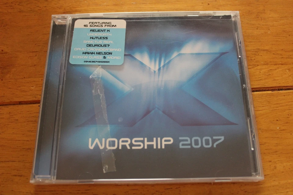 X Worship 2007 CD Christian Rock Various Artists Relient K Kutless David Crowder Foto 1 de 2
