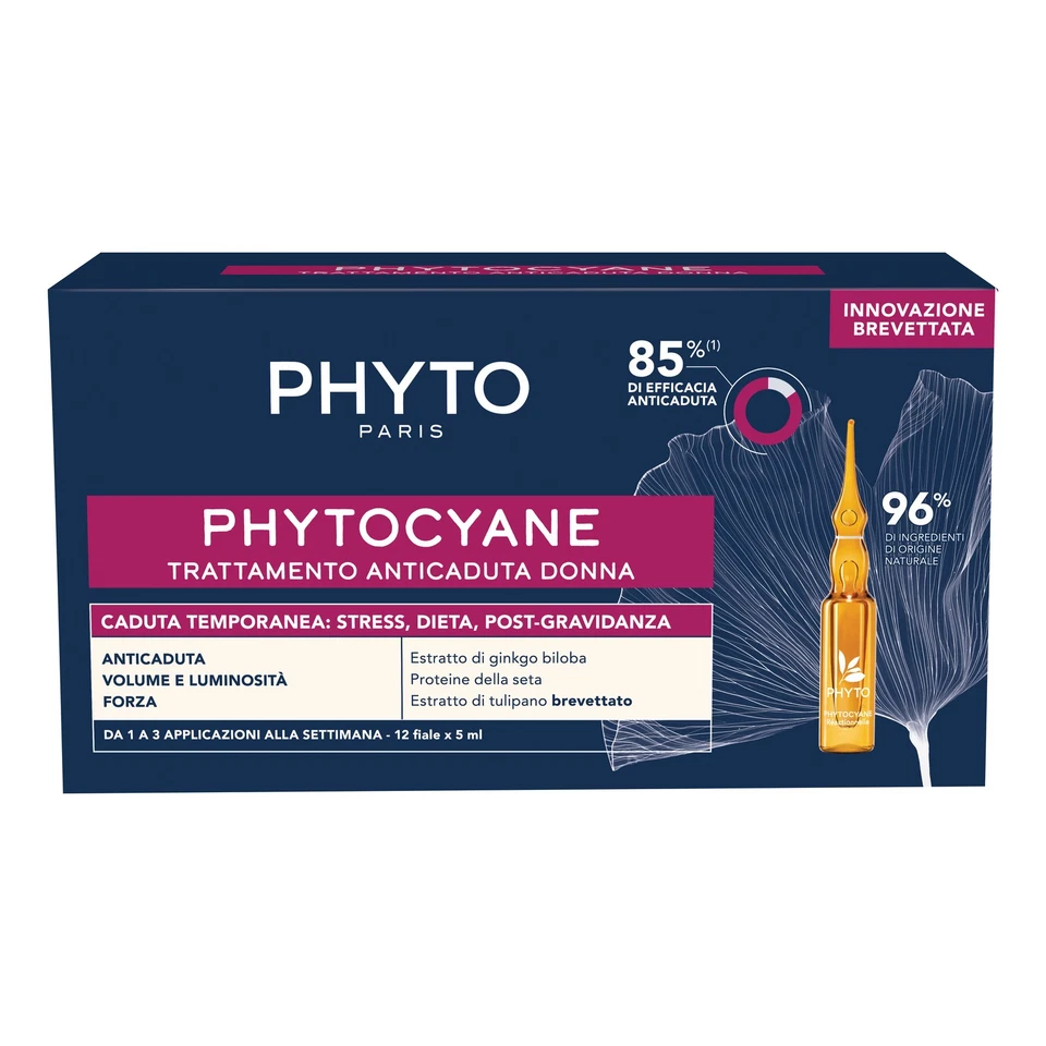 Phytocyane fiale donna cadura temporanea 12 fiale da 5 ml - Immagine 1 di 1