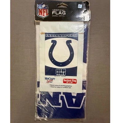NFL Indianapolis Colts Vertical Flag 27" x 37" WinCraft Sports Banner Decor - Image 1 of 4