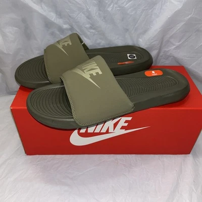 Nike Victori One Slide Mediano Verde Oliva Talla 11 Para Mujer Totalmente Nuevas FQ7416-200 Foto 1 de 4