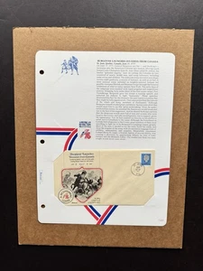 US American Bicentennial Cover (C44) +Burgoyne Launches Invasion From Canada - Picture 1 of 1