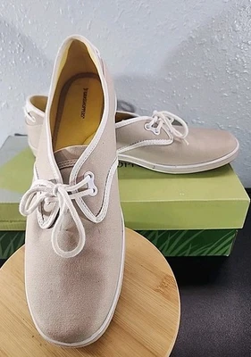 Keds Grasshopper памяти Deluxe женщин бежевый холст кроссовки размер 11N, - Изображение 1 из 4