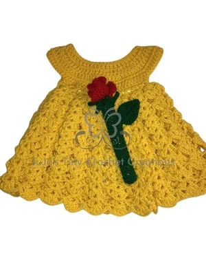 Bebé Princesa Vestido Conjunto Foto utilería Baby Shower Halloween Disfraz Oro Rosa Foto 1 de 3