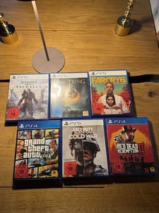 PS5 PS4 Spielesammlung Bundle Neuwertig Eldenring CoD Assassins Creed GTA etc - Bild 1 von 7