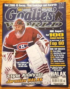Goalies' World Magazine #77 May / June 2010 Jaroslav Halak Cover & Poster - Picture 1 of 1
