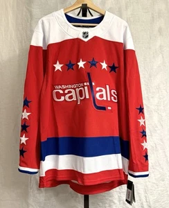 Camiseta deportiva Adidas Washington Capitals NHL alternativa auténtica retro - talla 54 XL - Imagen 1 de 11