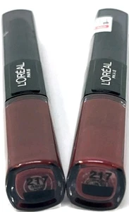 (2) Loreal Infallible Pro Last 2-Step Lip Color New In Packaging 217 Cherry Noir - Picture 1 of 1