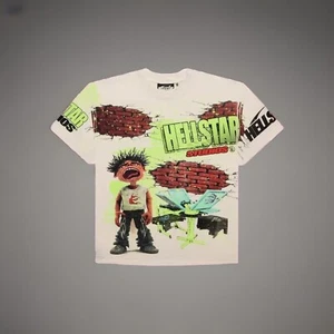 Neu Hellstar Studios "Brick Wall" T-Shirt - Größe XL - Ausverkauft Sofortversand - Bild 1 von 7