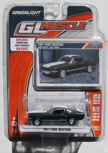 Greenlight GL Muscle Serie 17 1967 Ford Mustang Fastback dunkelgrün - Bild 1 von 4